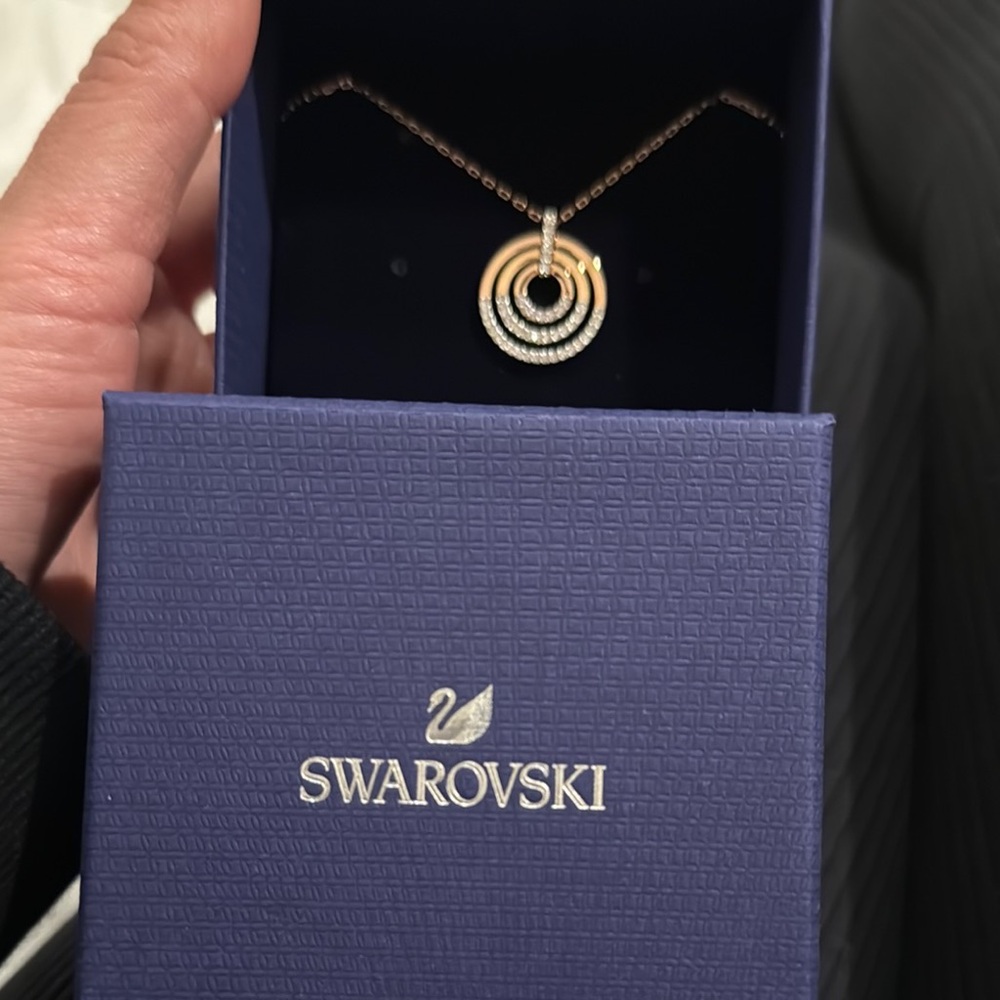 Swarovski Gold and Silver Tone Necklace
